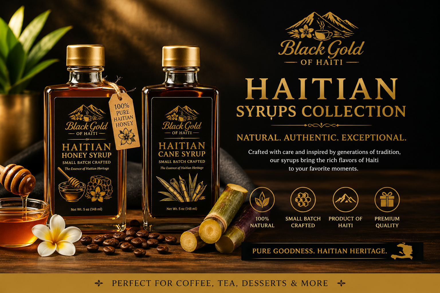 Black Gold Haitian Syrups