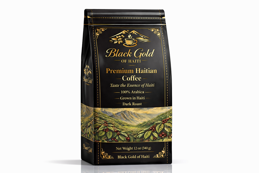 Black Gold of Haiti – Premium Haitian Coffee Pack of 12 (12 oz) | 100% Arabica Dark Roast