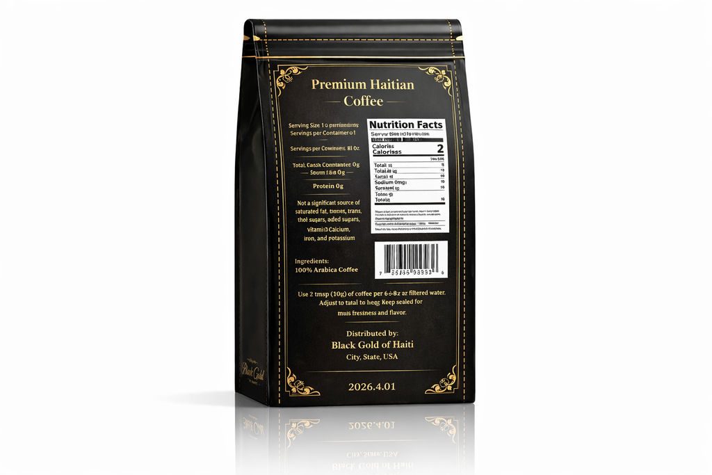 Black Gold of Haiti – Premium Haitian Coffee Pack of 12 (12 oz) | 100% Arabica Dark Roast